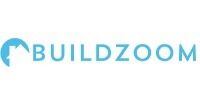 BuildZoom logo with a blue stylized house icon on the left, followed by the word BUILDZOOM in uppercase blue letters.