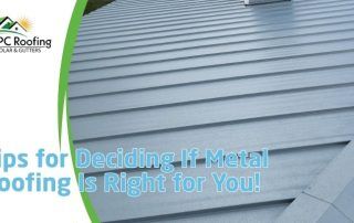 Metal roofing installation on a residential home by APC Roofing